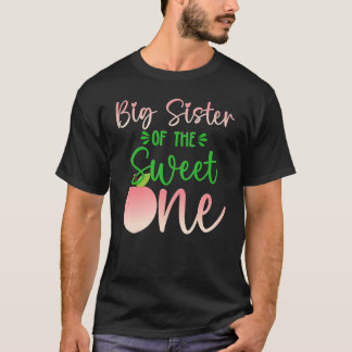 Große Schwester des Geburtstags 1 Pfirsich 1. Somm T-Shirt