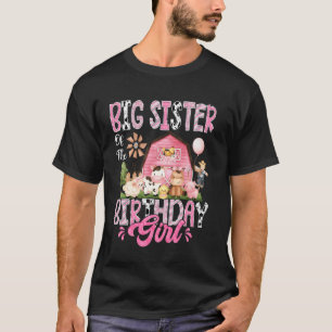 Große Schwester des Geburtstagskindes Rosa Bauernh T-Shirt