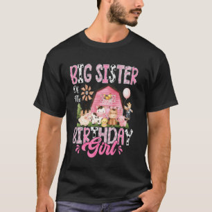 Große Schwester des Geburtstagsmädchens Rosa Bauer T-Shirt