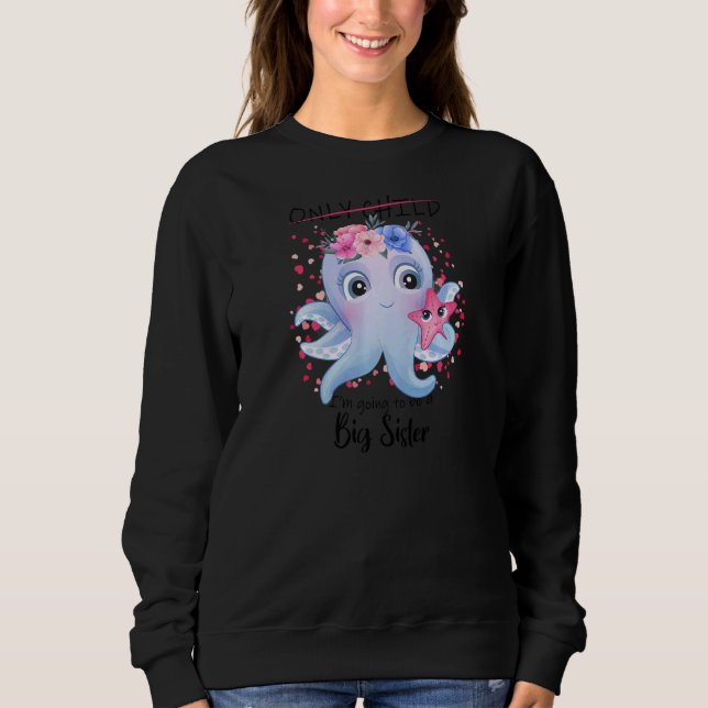 Große Schwester, die ich sein werde, wird eine gro Sweatshirt (Vorderseite)