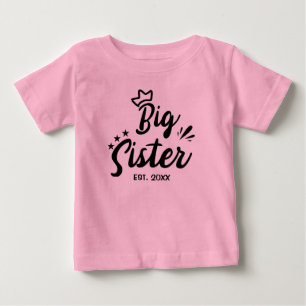 Große Schwester EST 2021, Schwangerschaft bekannt  Baby T-shirt