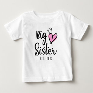 Große Schwester EST 2021, Schwangerschaft offenbar Baby T-shirt