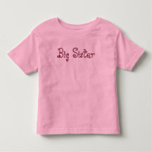 "Große Schwester" Fein T-Shirt aus Jersey