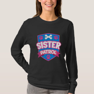 Große Schwester für Kinder Kleine Schwester Hund M T-Shirt