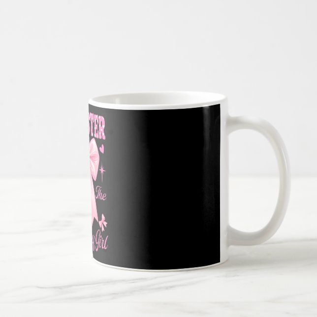 Große Schwester Geburtstagsmädchen passend kokett  Kaffeetasse (Rechts)