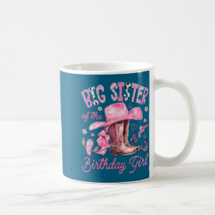 Große Schwester Geburtstagsmädchen Rosa Design Kaffeetasse