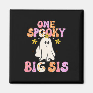 Große Schwester Halloween Eins Gruselige Große Sch Magnet