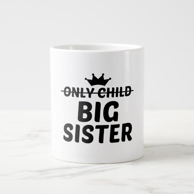 GROßE SCHWESTER Jumbo-Tasse (Vorderseite)