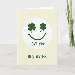 Große Schwester Karte Liebe