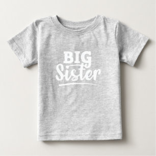 Große-Schwester-Kinder-T-Shirt Süße Geschwister-An Baby T-shirt