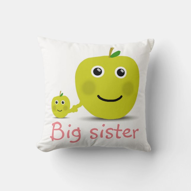 Große Schwester Kissen (Vorderseite)