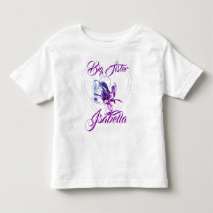 Große Schwester Kleine Schwester Orchidee Kleinkind T-shirt