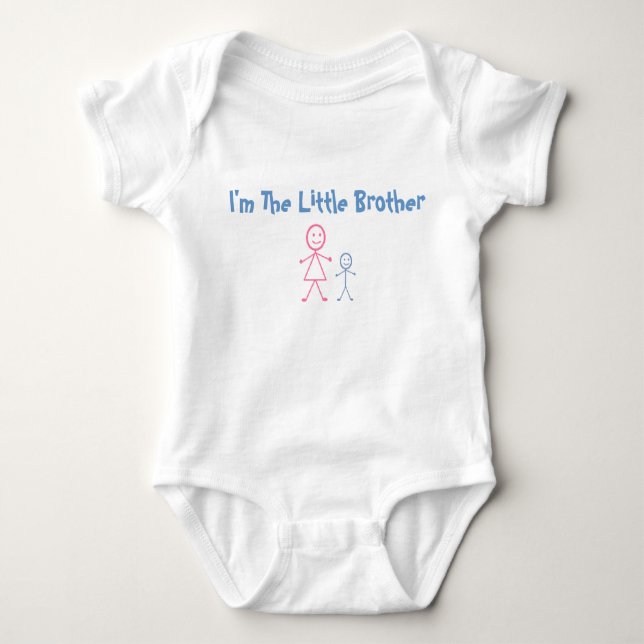 GROSSE SCHWESTER, KLEINES BRUDER-SHIRT BABY STRAMPLER (Vorderseite)