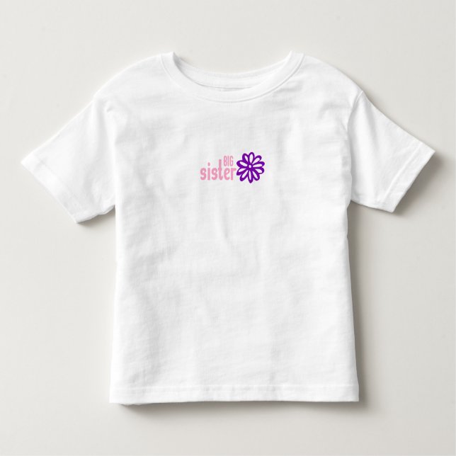 Große Schwester (Kleinkindgröße) Kleinkind T-shirt (Vorderseite)