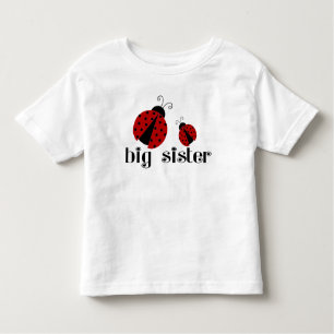 Große Schwester-Marienkäfer Kleinkind T-shirt
