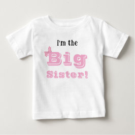 Große Schwester mit Alter Baby T-shirt