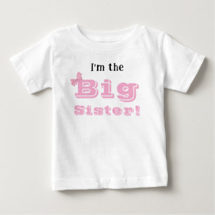 Große Schwester mit Alter Baby T-shirt