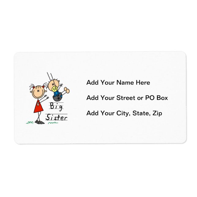 Große Schwester mit kleinen Brüdergeschenken (Vorne)