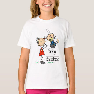 Große Schwester mit kleiner Bruder-T-Shirts und T-Shirt