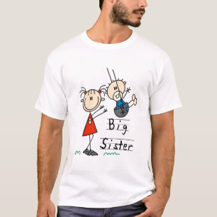Große Schwester mit kleiner Bruder-T-Shirts und T-Shirt