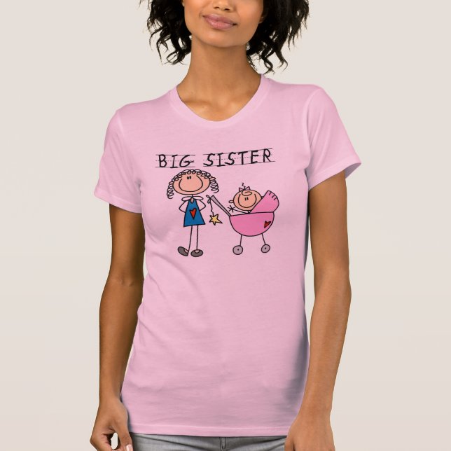 Große Schwester mit wenigen SIS-T-Shirts T-Shirt (Vorderseite)
