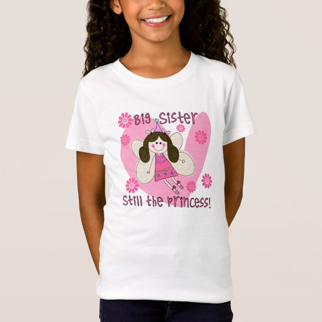 Große Schwester noch die Prinzessin T-Shirt (Vorderseite)