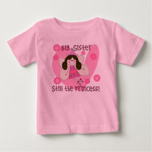 Große Schwester noch immer die Prinzessin Tutu Bod Baby T-shirt