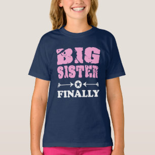 Große Schwester schließlich ältere Schwester Ge T-Shirt