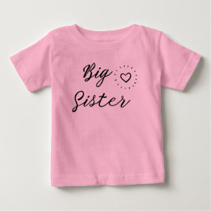 Große Schwester Shirt, Big Sis Shirt, kleine Schw Baby T-shirt