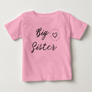 Große Schwester Shirt, Big Sis Shirt, kleine Schwe Baby T-shirt