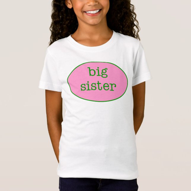 Große Schwester-Shirt T-Shirt (Vorderseite)