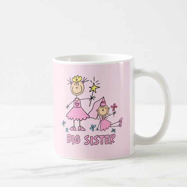 Große Schwester Stock-Prinzessin-Duo Tasse (Rechts)