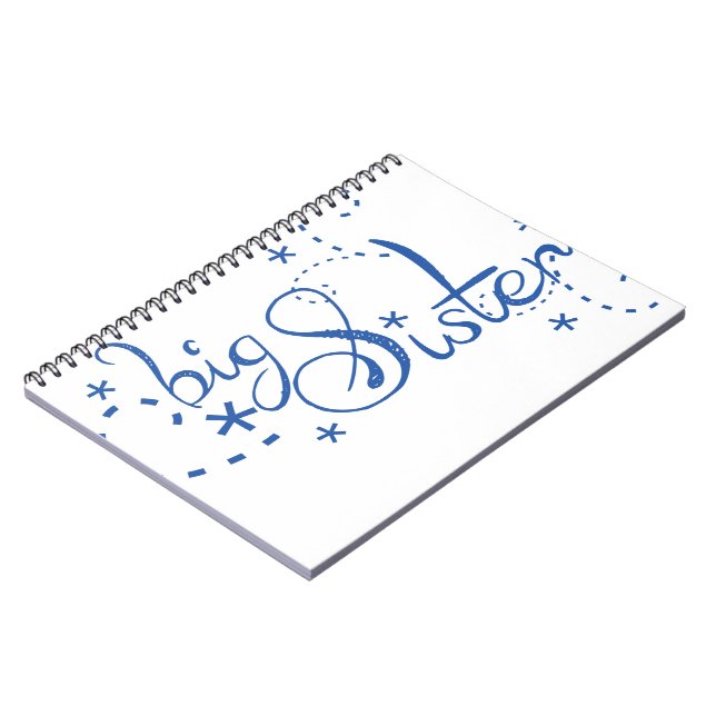 Große Schwester-Strudel-Entwurf Notizblock (Linke Seite)