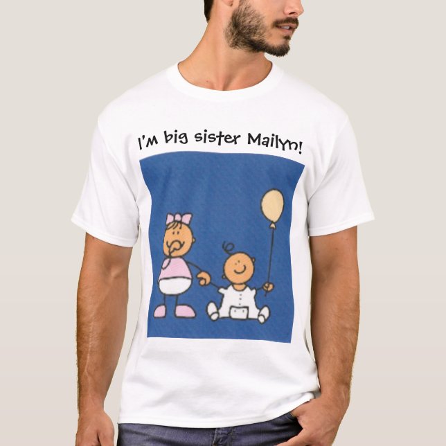 Große Schwester T-Shirt (Vorderseite)