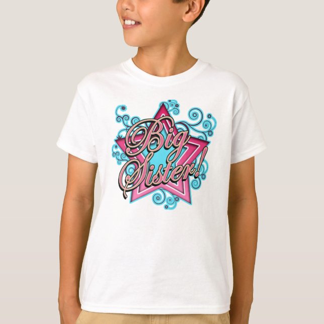 Große Schwester T-Shirt (Vorderseite)