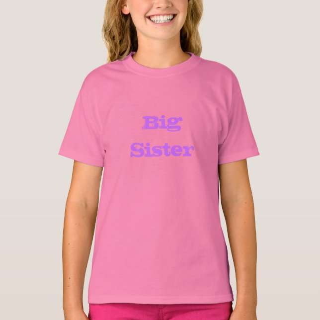 große Schwester T-Shirt (Vorderseite)