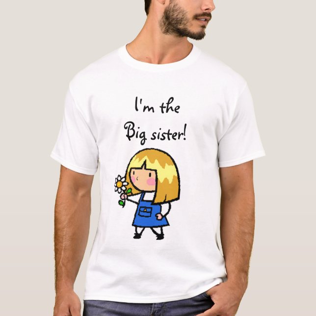 Große Schwester T-Shirt (Vorderseite)