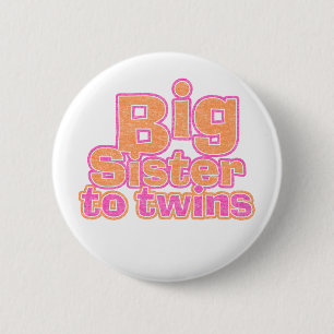 Große Schwester zu den Zwillingen Button