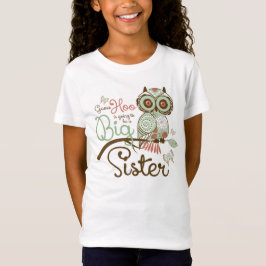 Große Schwester, zum Eule zu sein T-Shirt