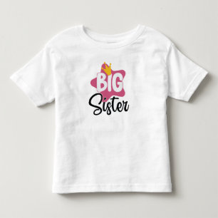 Große Schwester zum Große Schwester Ankündigung be Kleinkind T-shirt