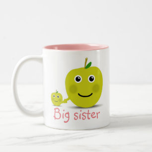 Große Schwester Zweifarbige Tasse