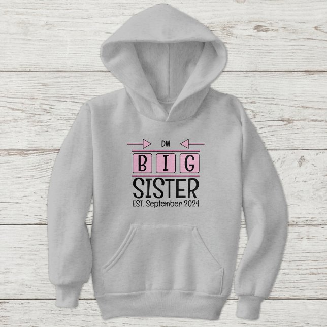 Große Schwesterinitiativen est. Monatsrosa Hoodie (Von Creator hochgeladen)