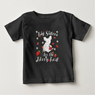 Große Schwestern Berry Best - Maus Erdbeere Wortsp Baby T-shirt