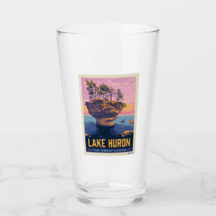 Große Seen Huron Lake Glas