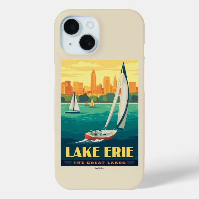 Große Seen | Lake Erie Case-Mate iPhone Hülle (Rückseite)