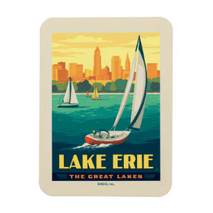 Große Seen   Lake Erie Magnet