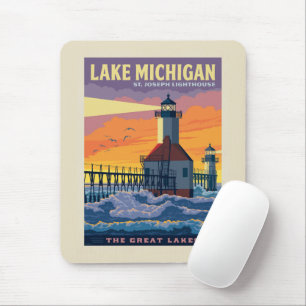 Große Seen   Lake Michigan Mousepad