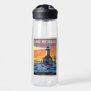 Große Seen Lake Michigan Trinkflasche