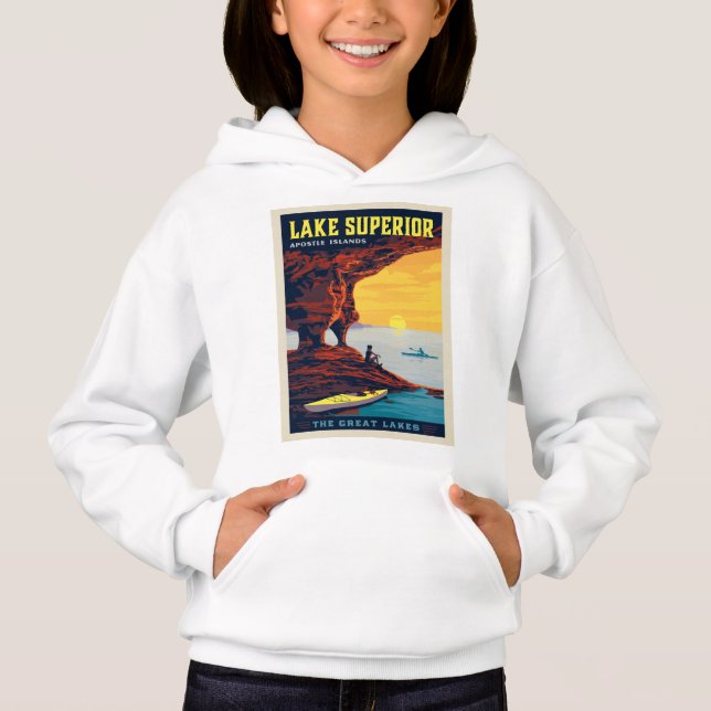 Große Seen | Lake Superior Hoodie (Vorderseite)