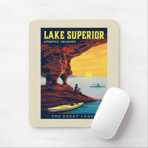 Große Seen   Lake Superior Mousepad